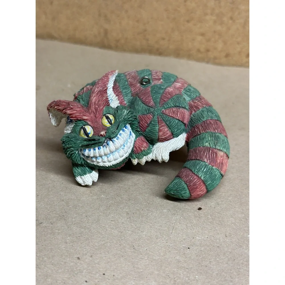 Cheshire Cat Alice in Wonderland Grinning Cat Resin Figurine Collectible